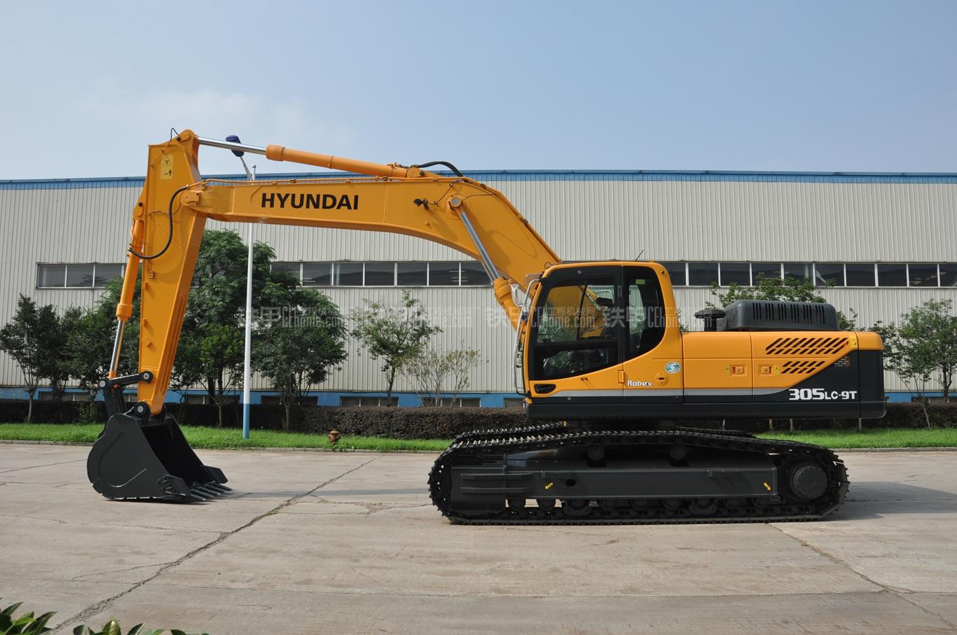 现代r305lc-9t挖掘机图片大全_现代r305lc-9t整机外观