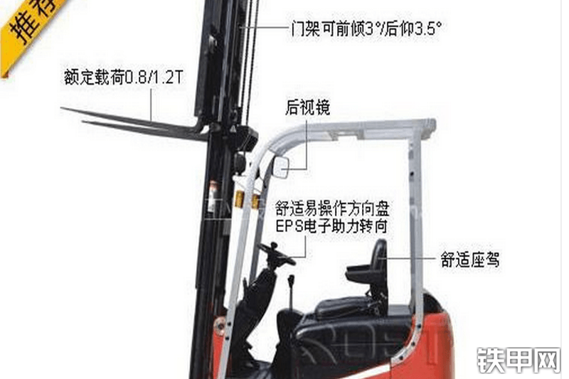 罗倍拓bt00887电动式叉车