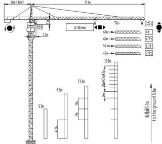 鴻達(dá)建工 QTZ315 起重機(jī)圖片