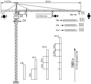 鴻達(dá)建工 QTZ63B 起重機(jī)圖片