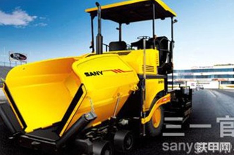 三一重工sap100t-5轮式沥青摊铺机