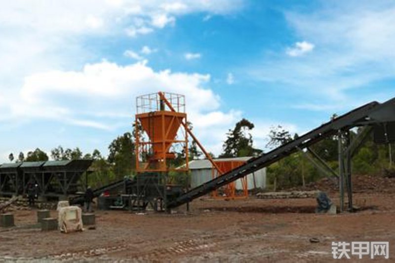 华通动力wbsd500固定式稳定土拌合站