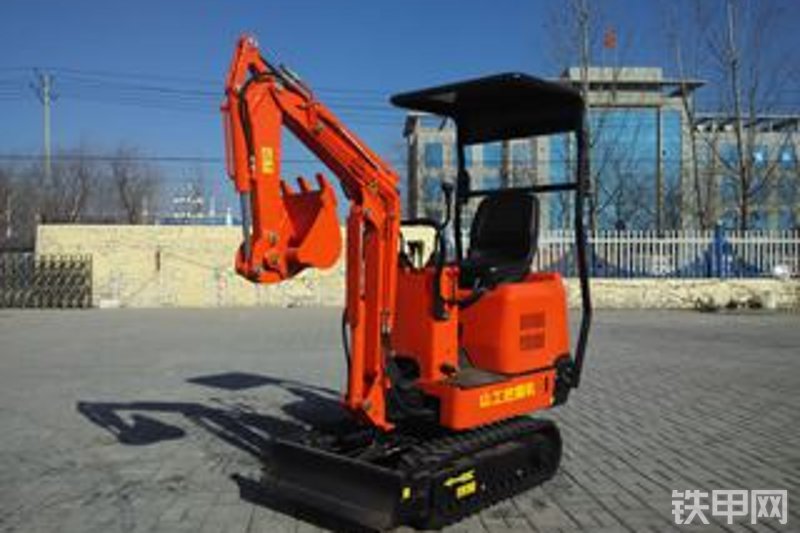 华夏山工SG08E挖掘机整机外观