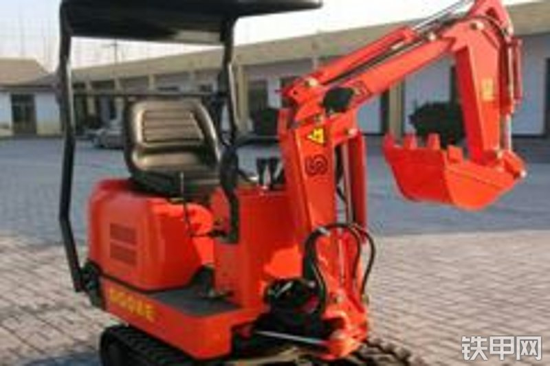 华夏山工SG08E挖掘机整机外观