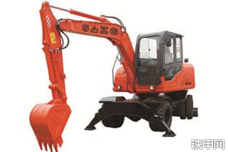 华夏山工sg90轮式挖掘机