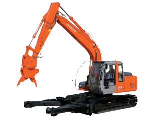 原装日立 ZAXIS120万能解体抓取用 挖掘机图片