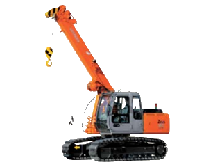 原裝日立 ZAXIS160LCT加襯墊的齒履帶板型伸縮式 起重機圖片