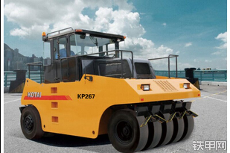 科泰重工kp267轮胎压路机