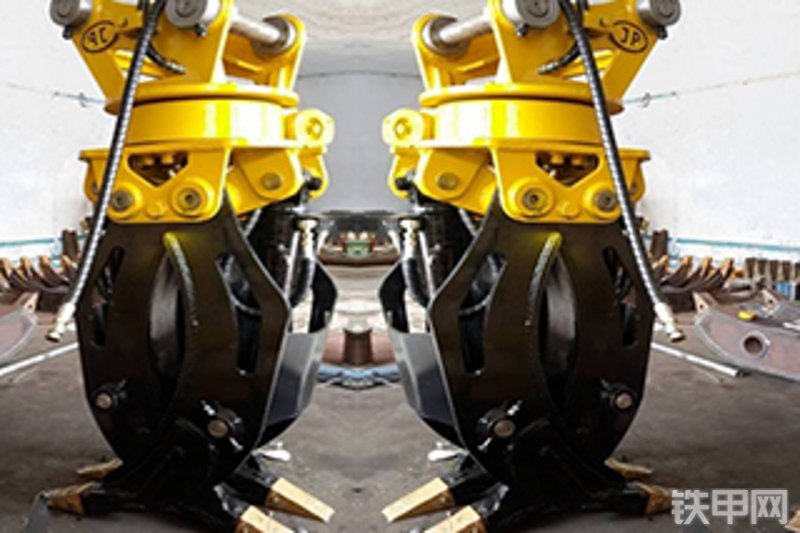 烟台金浦jpz08全回转液压式抓木器