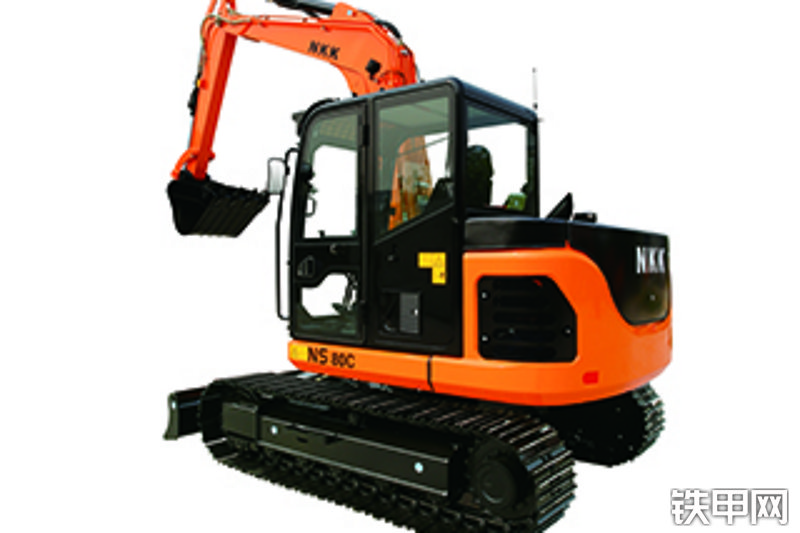 京城长野NS80C挖掘机整机外观