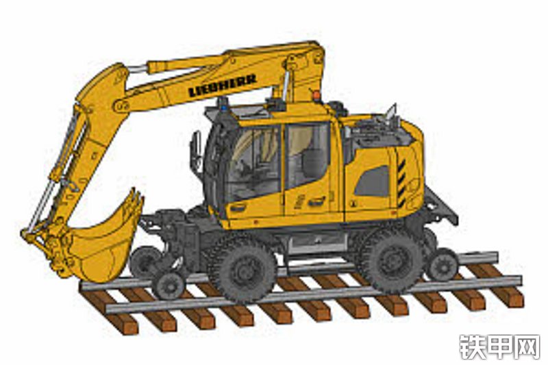 利勃海尔a922raillitronic轮式挖掘机