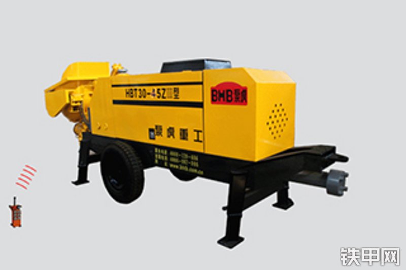 泵虎重工hbt30-45ziii电动混凝土拖泵