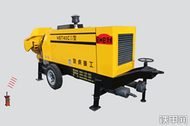 泵虎重工hbt40ciii柴油混凝土拖泵