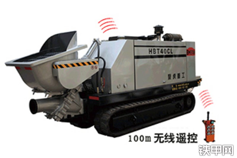 泵虎重工hb40cl电动混凝土拖泵
