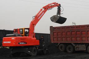 永工 YGXL100-6轮式半回转卸煤 挖掘机图片
