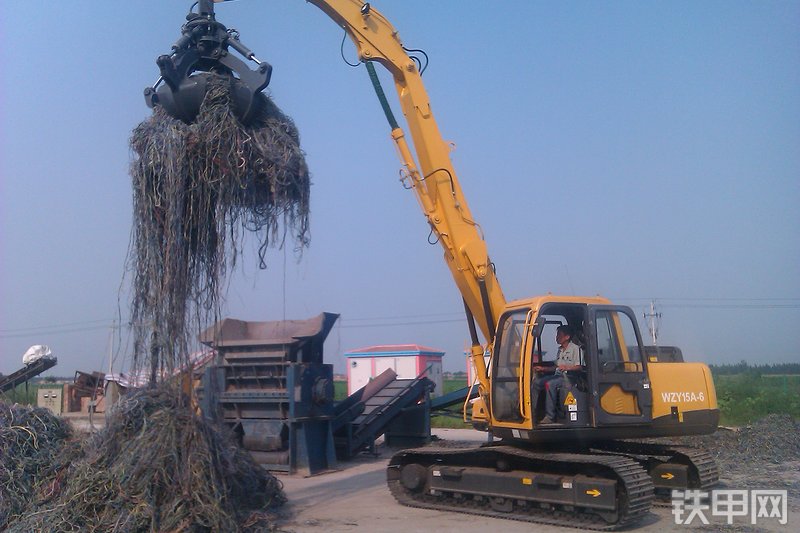 邦立重机wzy15a-6全回转液压式抓木器