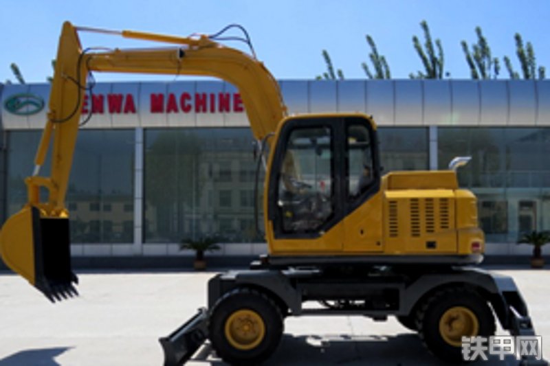青州神娃sw-80轮式挖掘机