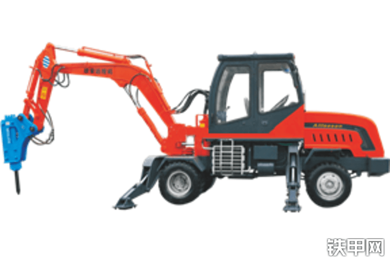 奥力信awl8040-3轮式挖掘机