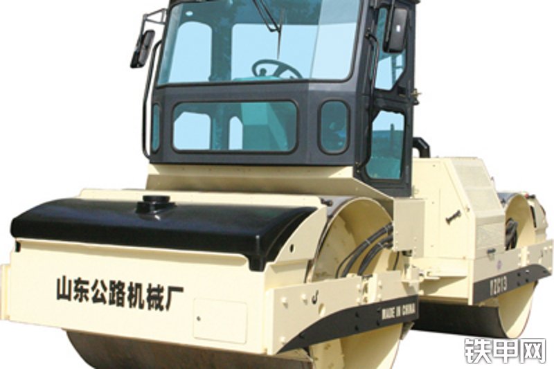山东公路机械厂yzc13双钢轮压路机
