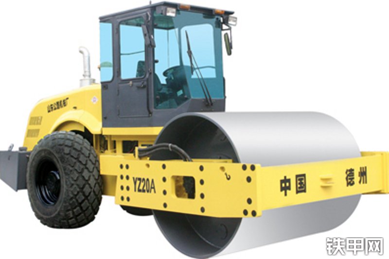 山东公路机械厂yz18a单钢轮压路机