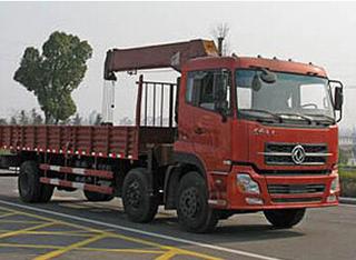 湖北合力專用車 東風(fēng)天龍小三軸隨車吊 起重機(jī)圖片