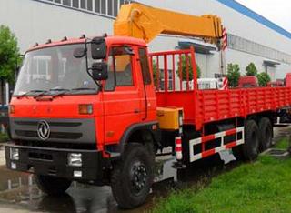 湖北合力專用車 東風(fēng)后雙橋隨車吊 起重機(jī)圖片