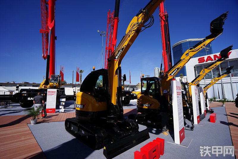 三一重工SY50U挖掘机整机外观