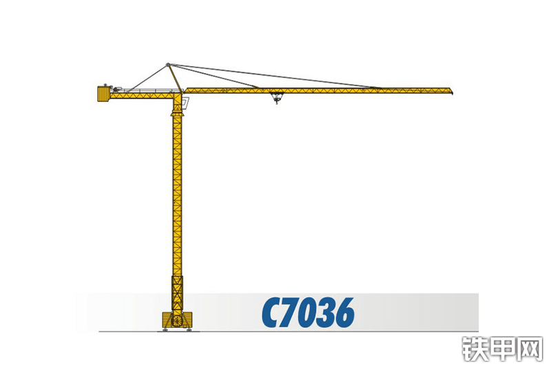 四川建设C7036起重机整机外观