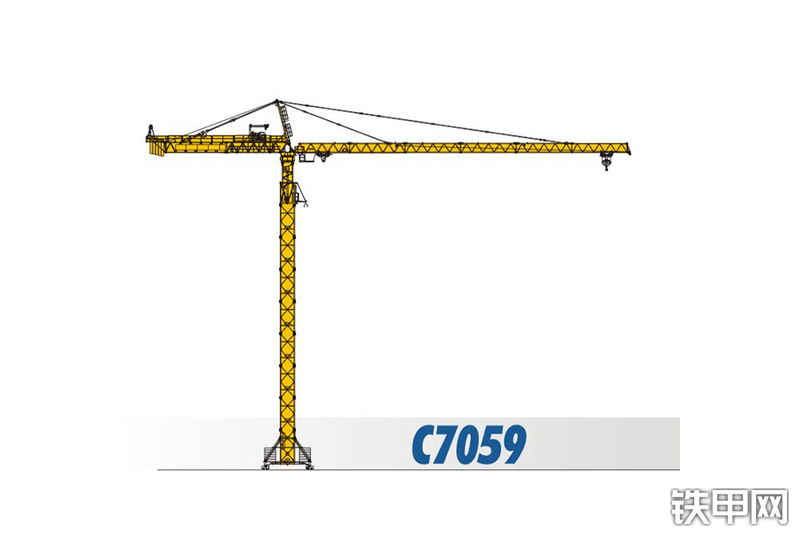 四川建设C7059起重机整机外观
