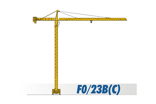 四川建设F0/23B(C)起重机整机外观