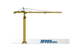 四川建设M900(50t)起重机整机外观