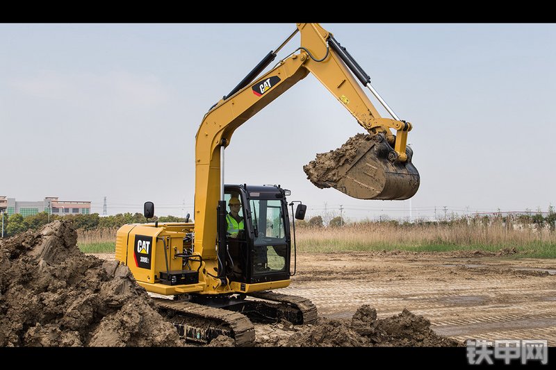卡特彼勒308E2小型液压挖掘机整机外观