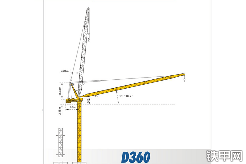 四川建设d360塔式起重机