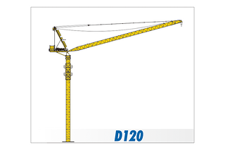 四川建设D120(A)起重机整机外观