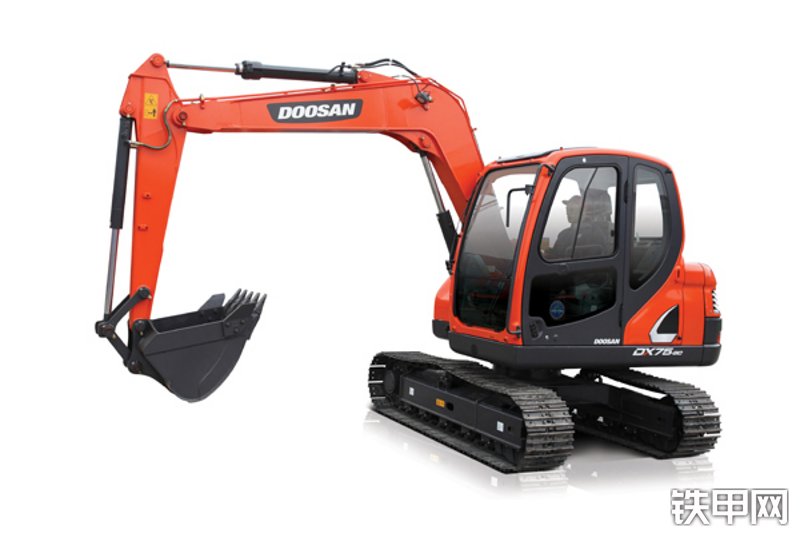 迪万伦DX75-9C挖掘机整机外观