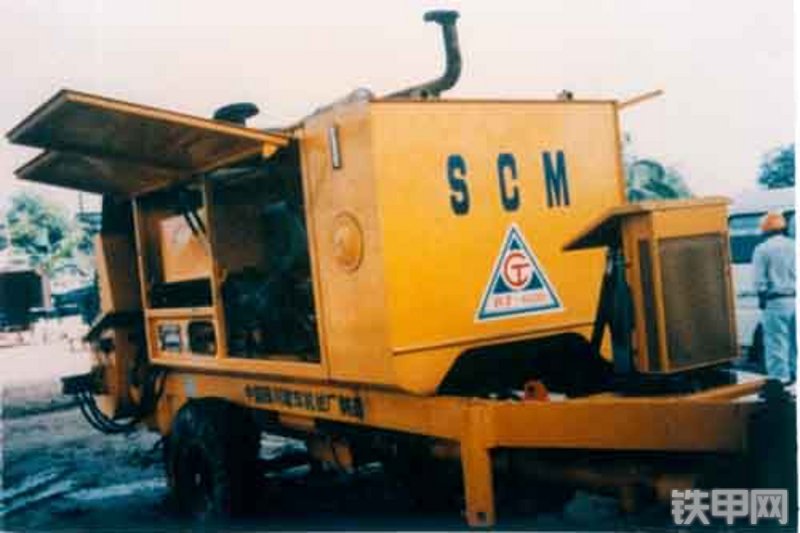 四川建设HBT80.16.110拖泵整机外观