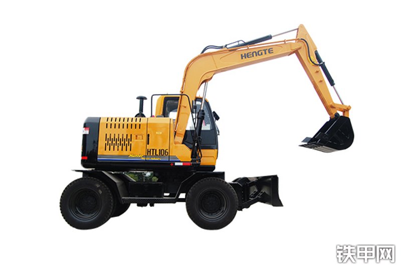 恒特重工htl100轮式挖掘机