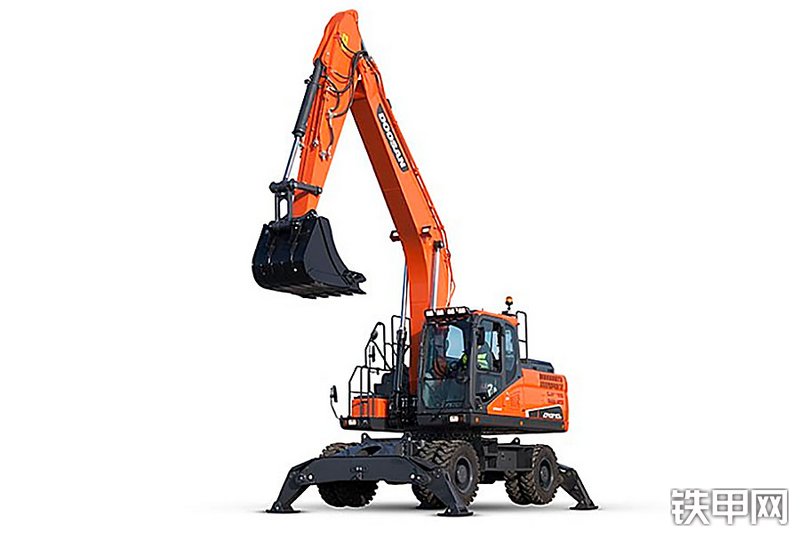 迪万伦DX210W-5挖掘机整机外观