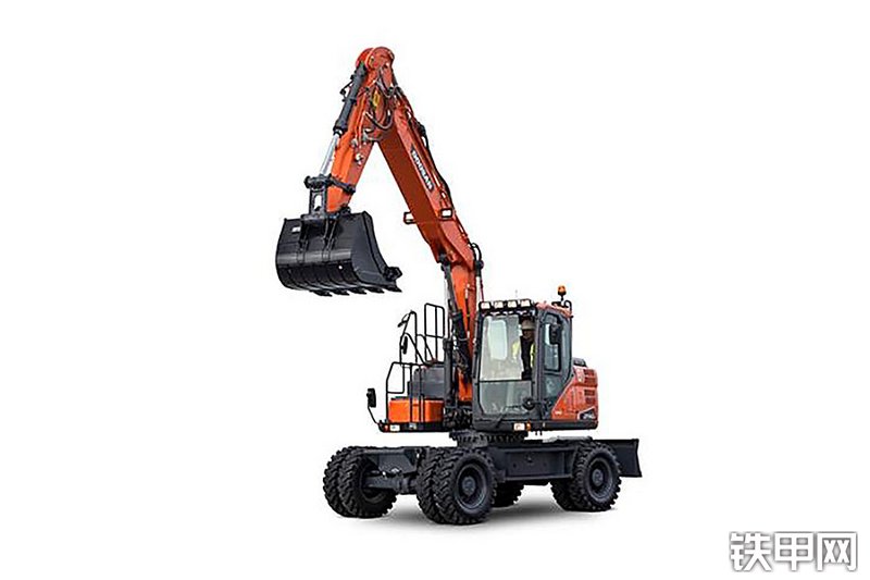 迪万伦DX140W-5挖掘机整机外观