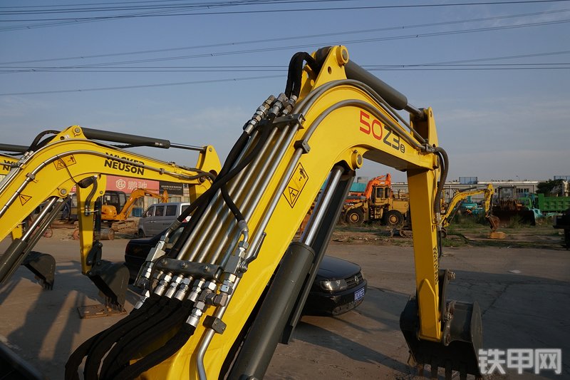 威克诺森50Z3挖掘机局部