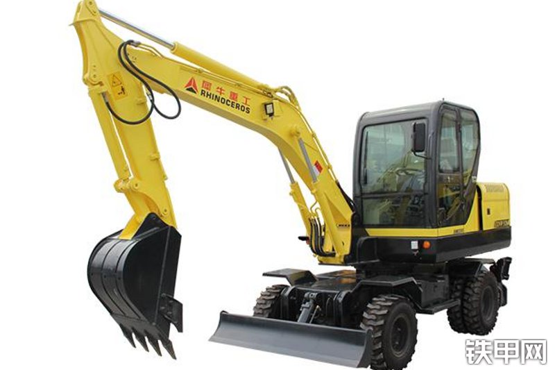 犀牛重工liangqu轮式挖掘机