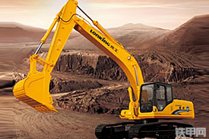 龙工LG6285挖掘机整机外观