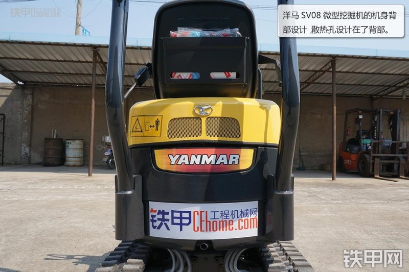 洋马sv08挖掘机整机外观