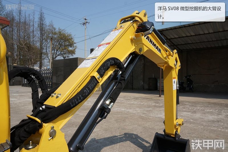 洋马sv08挖掘机局部