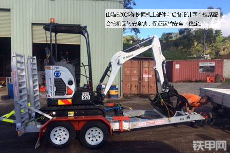 山猫E20挖掘机图解( )