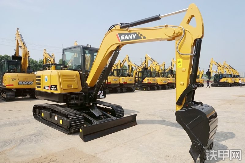 三一重工sy55c挖掘机图片大全_三一sy55c整机外观照片-铁甲工程机械网