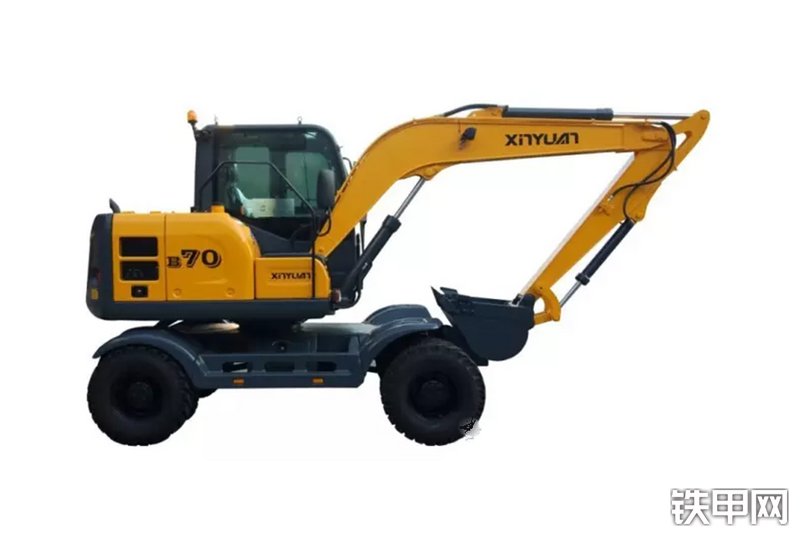 新源B70W挖掘机整机外观