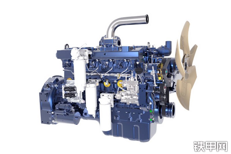 潍柴WP10G220E343发动机整机外观