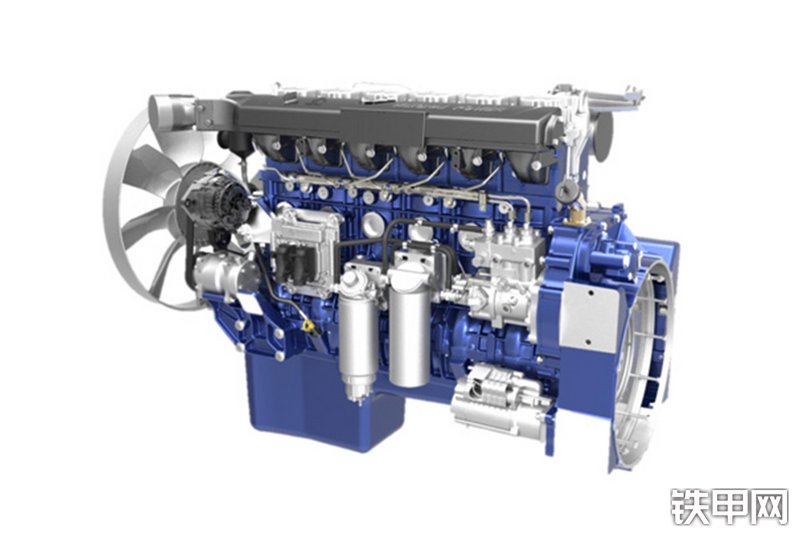 潍柴WP12G310E320发动机整机外观