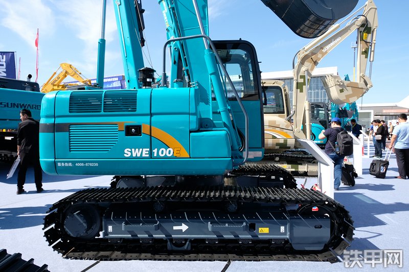 山河智能SWE100E挖掘机展会( )